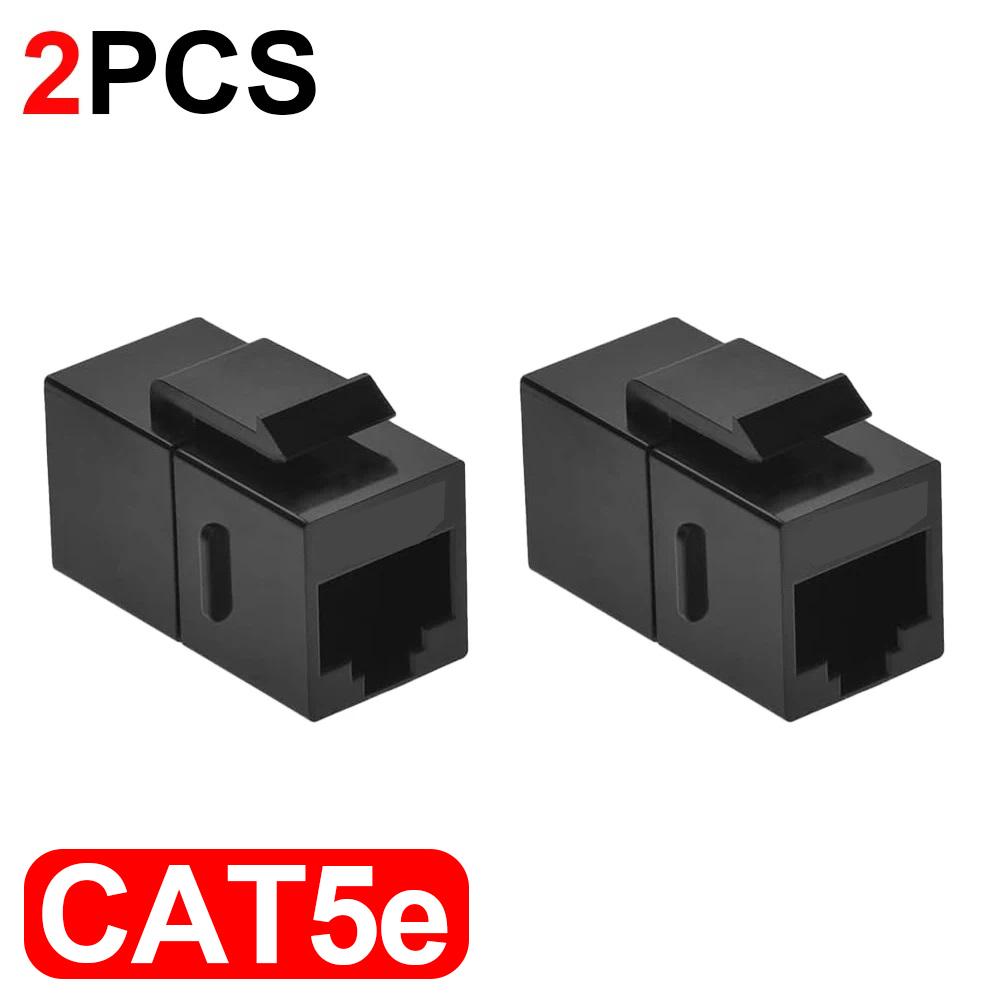 2/6/10/20PCS Cat5e Shielded Keystone Coupler Female To Female RJ45 10Gbps High-speed Ethernet Cable Extender Adapters Connectors