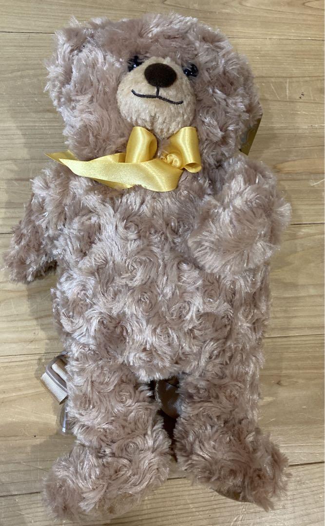 

[USED] Beige Teddy Bear Backpack