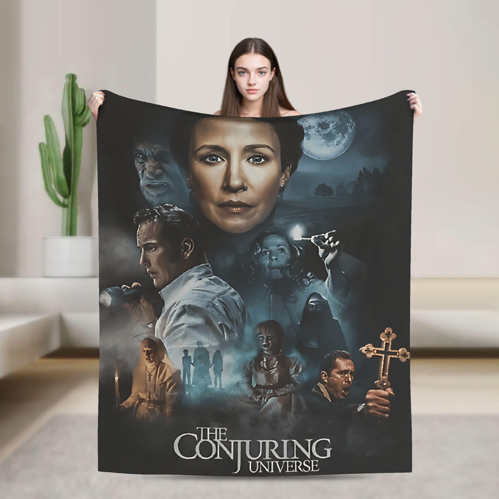 

The Conjuring Last Rites Blanket Quality Super Warm Throw Blanket Winter Camping Couch Bed Print Bedspread 130x150cm