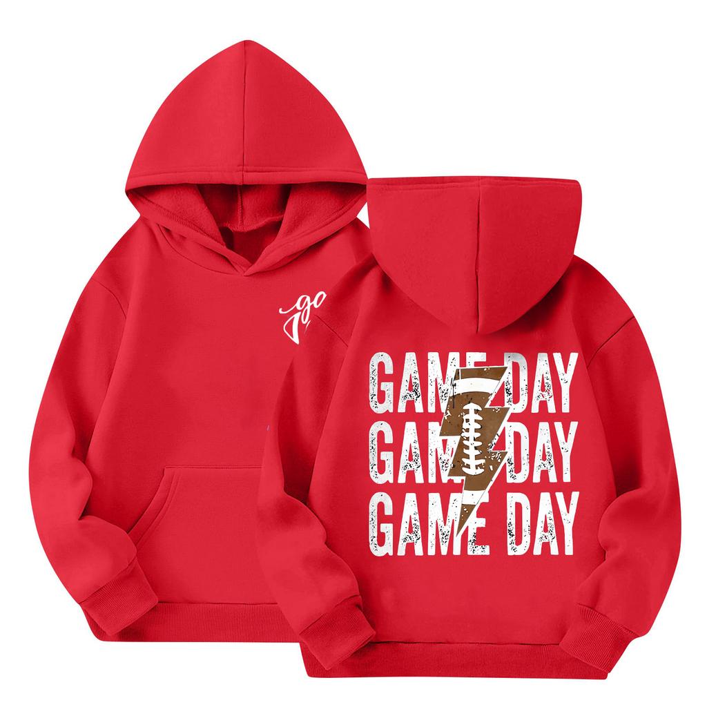 Cute Hoodies For Teen Children Trendy Preppy Hooded Sweatshirts Oversized Long Sleeve Shirts Clothes For Children