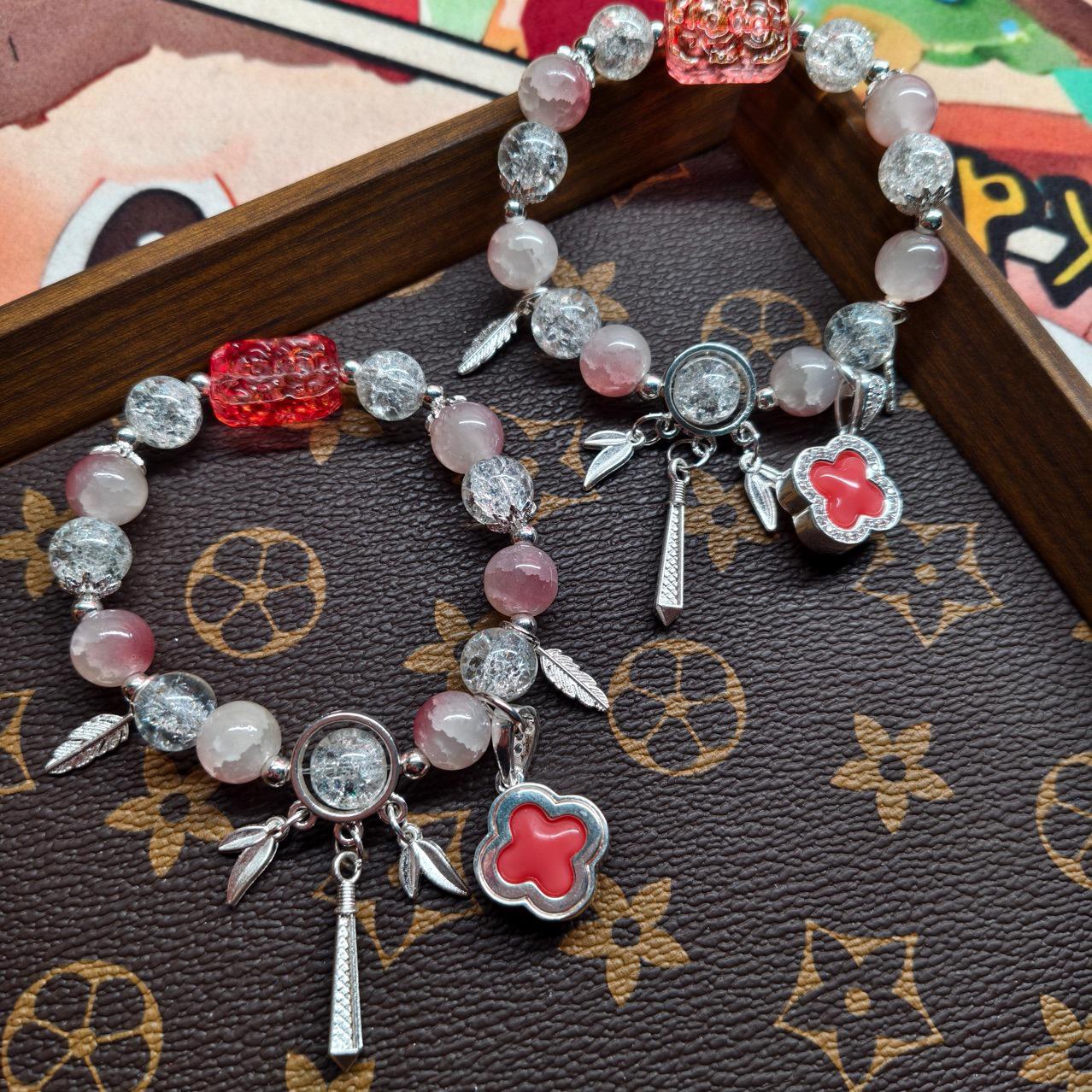 **Thai Noble Lady Crystal Bracelet by Luang Por Tha - Authentic Thai Brand** Handmade