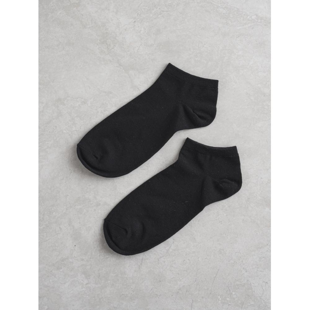 

Monfoot Mens Basic Sneaker Socks Black