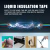 50/30ml Flytande Isoleringstejp Reparation Gummi Elektrisk Ledning Kabel Beläggning Fixa Linje Lim Bred Räckvidd Flytande Isolationspasta