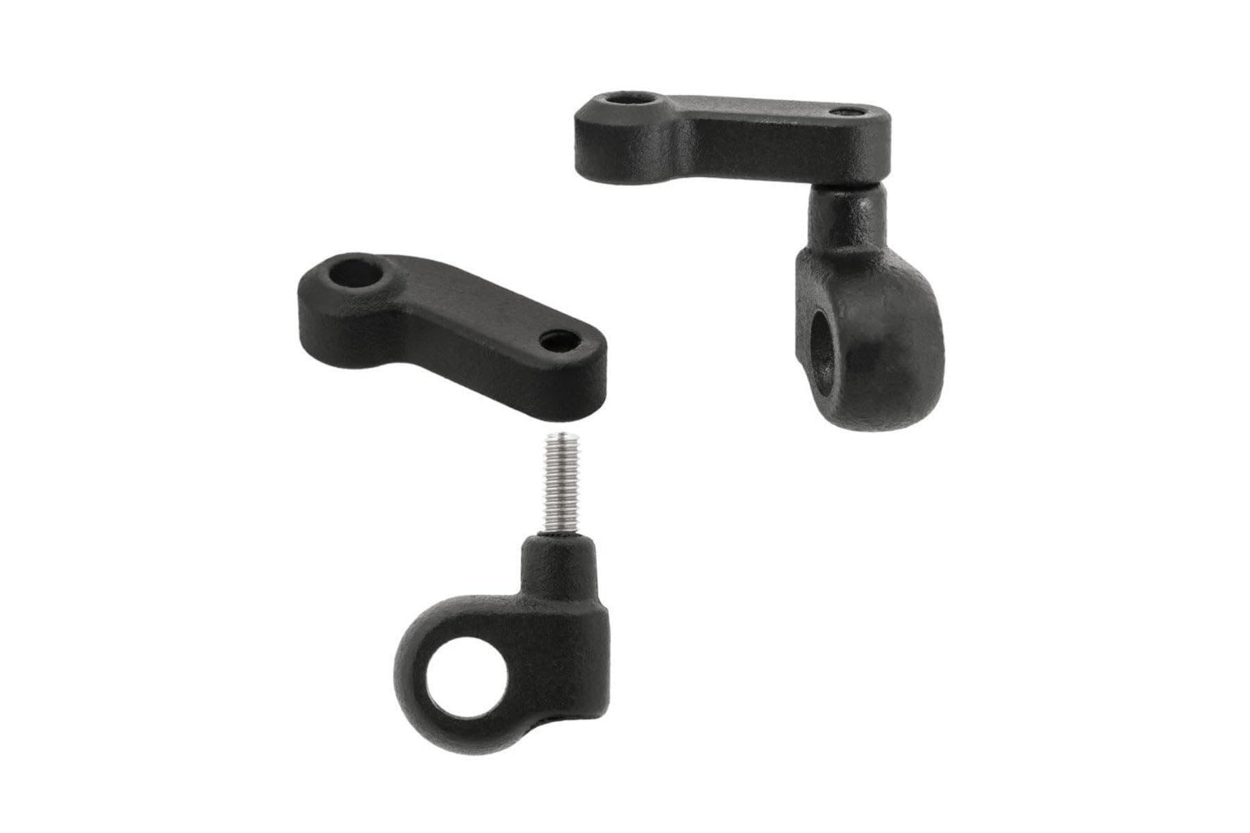 

Motone MMU596 Turn Signal Stay for M8 T120 T100 Speed Twin 900 Scrambler 900 Handle Bottom Mount Stainless Steel small чорний