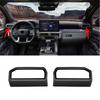 For Toyota Tacoma 2024-2025 Dashboard Air Vent Cover Trim Carbon Fiber Kit