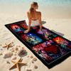 Halloween horror thriller theme Stranger Things soft beach towel outdoor camping vacation swinging beach scarf decorative blanket B17