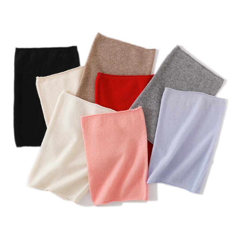 Winter Warm Neck Cover 100% Merino Wool Women's Solid Knit Neck Cover Ski Outdoor Warm Women's Small Neck Cover