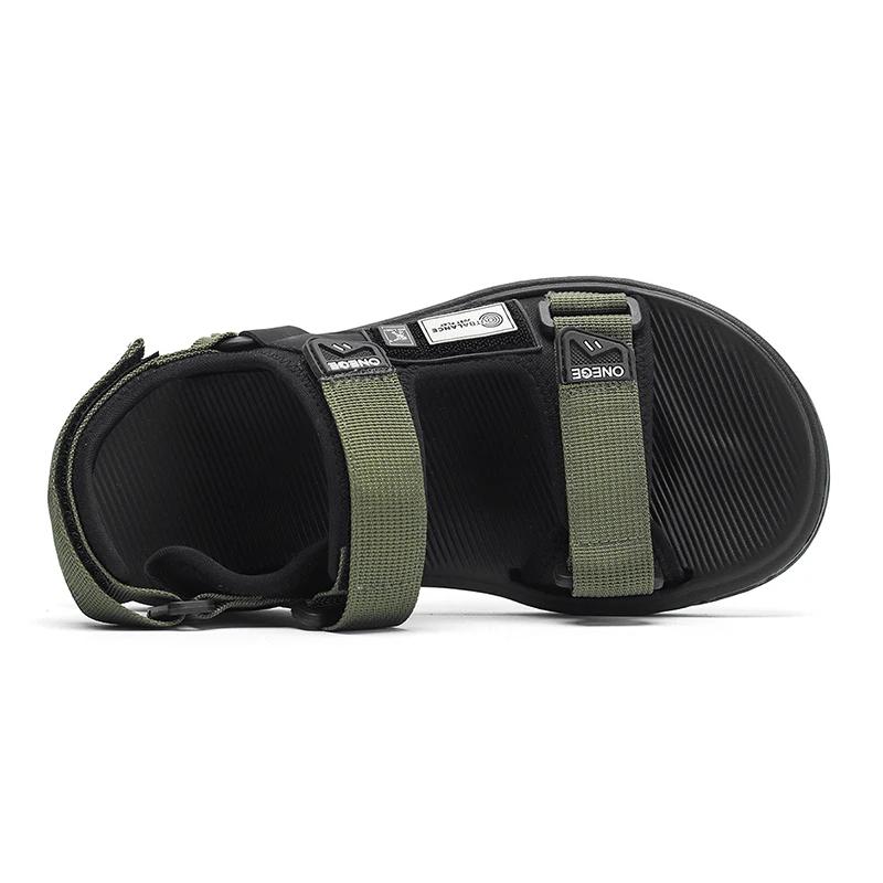 Men's Sandals 2025 Youth Men's Buckle Driving Outdoor Beach Shoes Lightweight Youth Trend