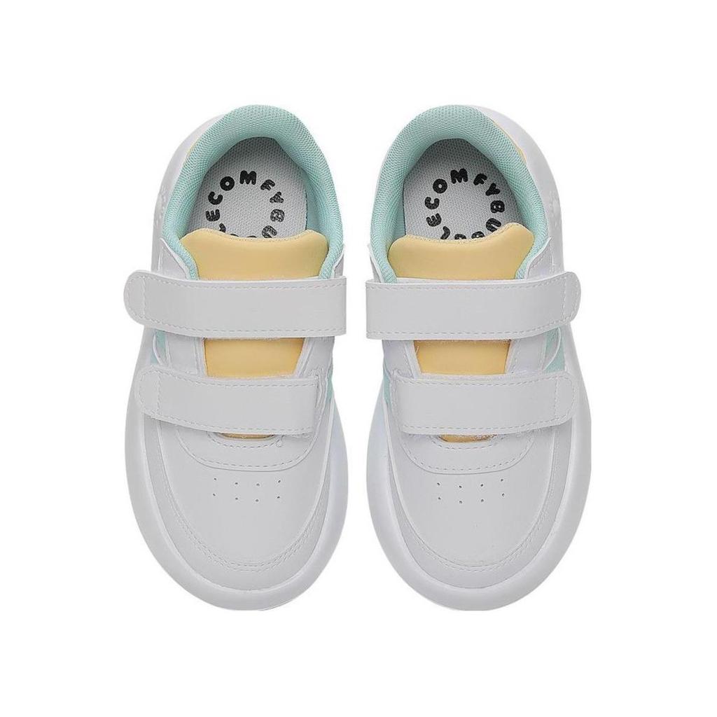 Adidas Breaknet 2.0 Soft Comfortable Non-Slip Breathable Low-Top Walking Shoes Baby Shoes White IH2386