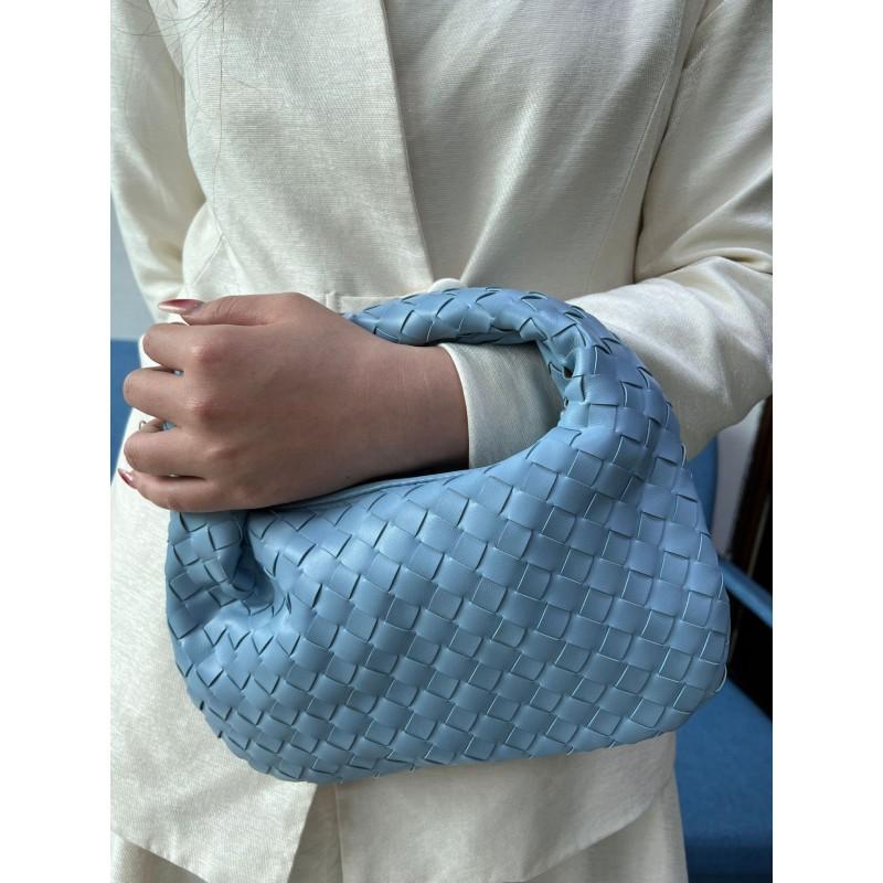 Handwoven PU Leather Tote Bag Women