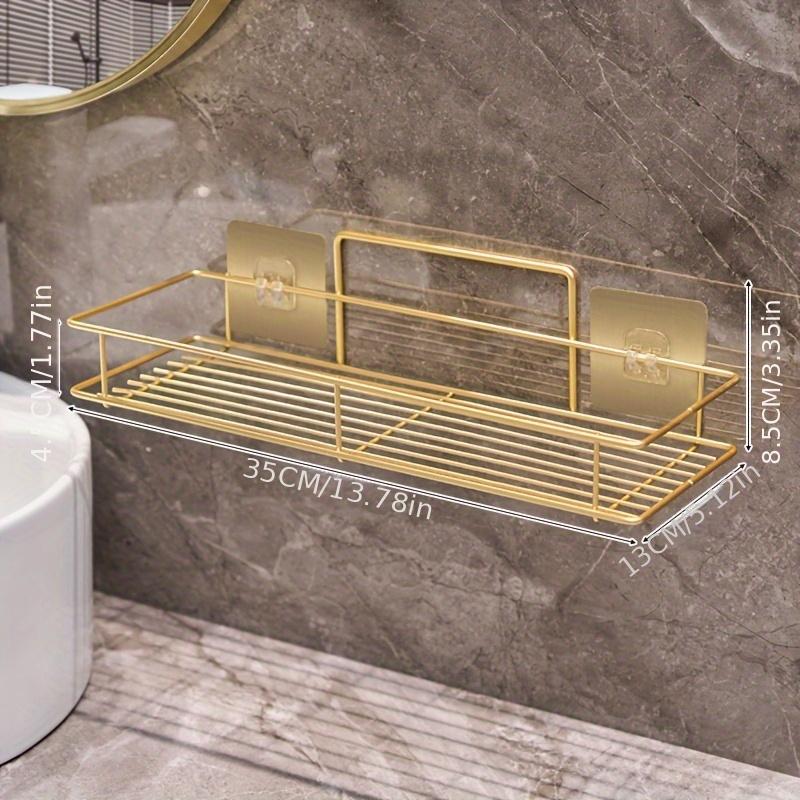 Schweberegale Badezimmerregal Organizer Hängeregal Über Toilette Selbstklebendes Wandregal für Schlafzimmer Küche Zuhause