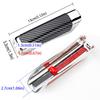 Car Handbrake Grips Hand Brake Cover Protection Cover Carbon Fiber Parking Brake Decoration Shell Interior Accessories Look Size