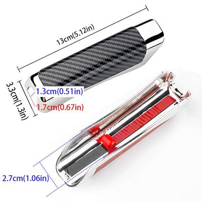 Car Handbrake Grips Hand Brake Cover Protection Cover Carbon Fiber Parking Brake Decoration Shell Interior Accessories Look Size