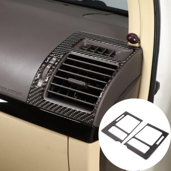 Carbon Air Vent Outlet Cover Trim For Toyota Land Cruiser Prado 2010-2018