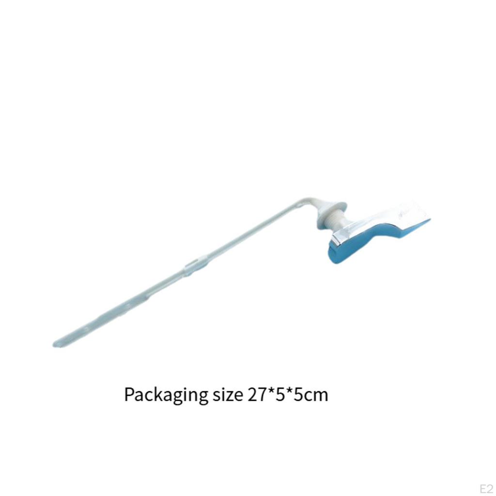 Toilet Tank Flush Lever Toilets Wrench Adjustable Single Push Flushing Replace Parts Handle