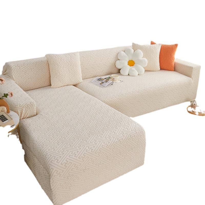 Pogrubiony Elastyczny Pokrowiec na Sofę Całoroczny Uniwersalny Elastyczny Jednoczęściowy Pokrowiec na Sofę Pokrowiec Przeciwkurzowy Tkanina Pokrowca Odporna na Zadrapania przez Koty