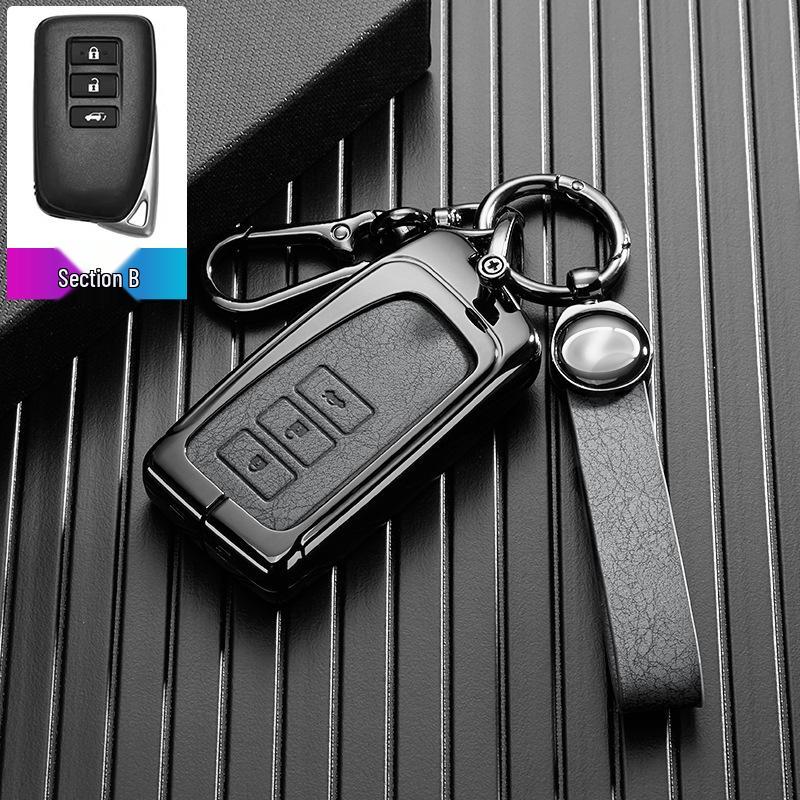 Metal Car Key Case for Toyota ES200, LX570, IS, ES, GX, RX, NX2000 (13th Gen)