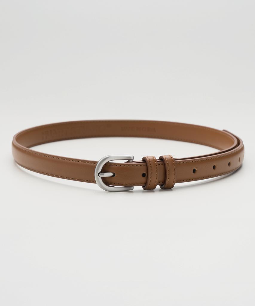 Nuateuseutyudio Basic Slim Round Leather Belt_6Color