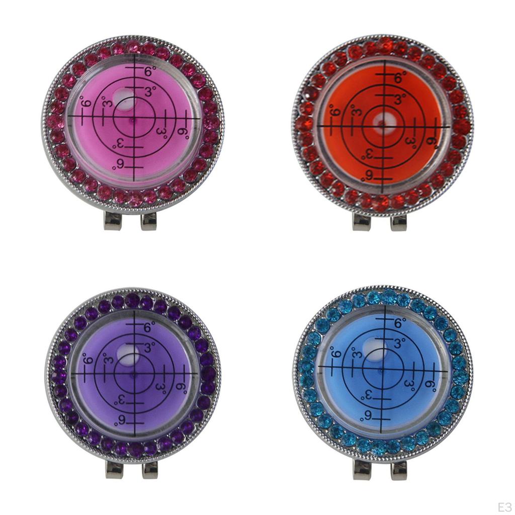 Compact Golf Training Aid: Green Reader And Circular Bubble Level