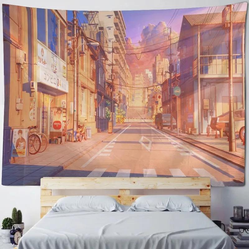 

Главная Настенное украшение Гобелен Анимационная сцена Фон комнаты Офис Гостиная Гобелен 100x75cm