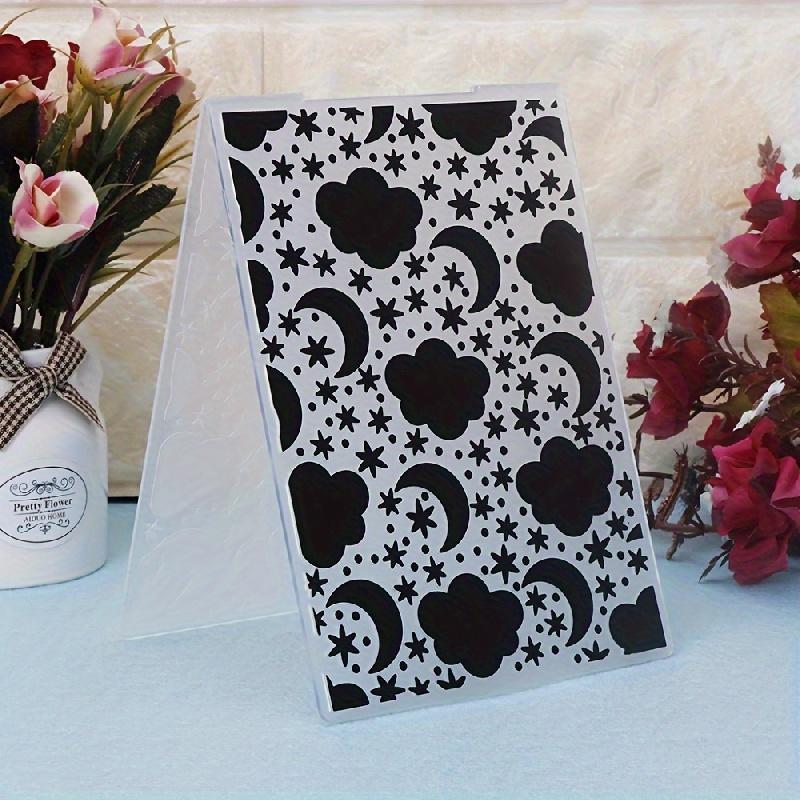 Plastik 3D Prägeordner Für DIY Scrapbooking Papierbasteln Kartenherstellung Dekoration Zubehör Mond Wolke Stern