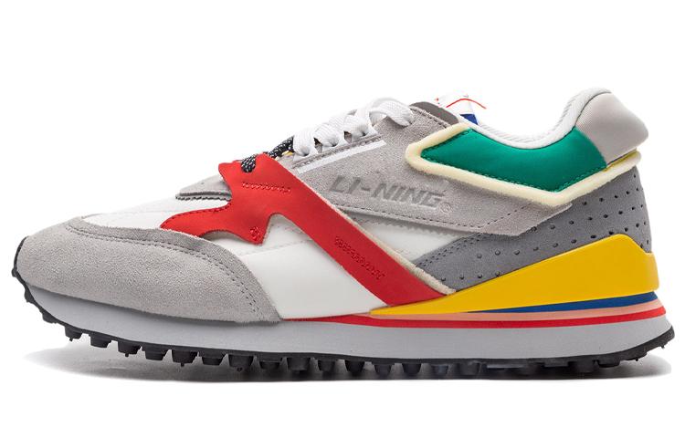 Женские беговые кроссовки Li Ning 001 Низкие Белый/Каменно-серый AGCP382-1 37