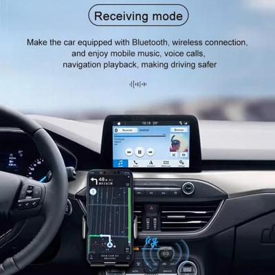 Bluetooth 5.4 Audio Transmitter Receiver 3.5mm AUX Wireless Adapter Hifi Stereo Music With Mic For Car Airplane TV PC Earphone