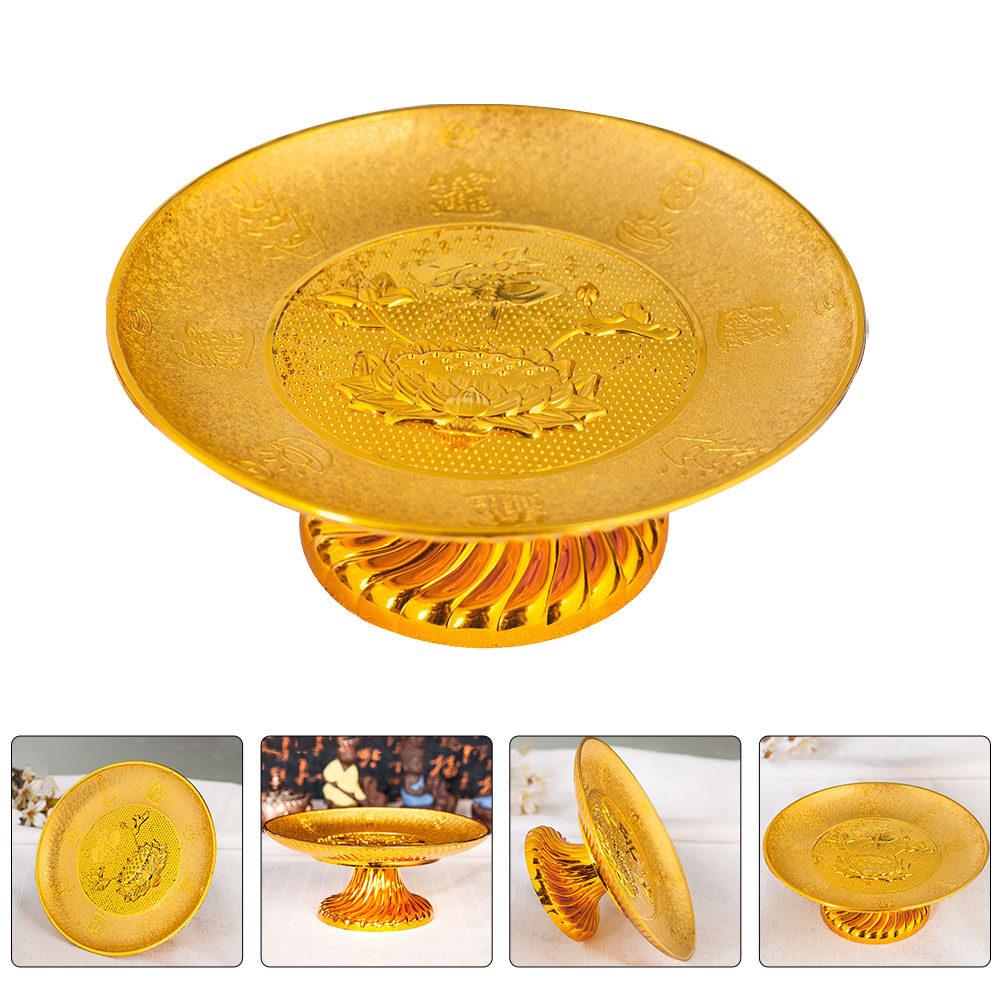 

Fruit Bowls for Kitchen Counter Buddha Tray Buddhist Temple Plate Offering Holder China Mainland