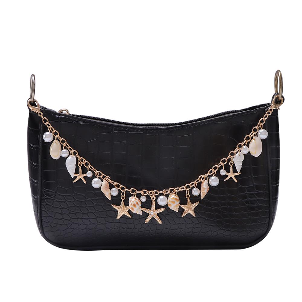 Bohemian Style Multi-layer Bag Chain For Handbag DIY Jewelry Accessory Gift Women Pants Chain With Imitate Starfish Conch Pearl