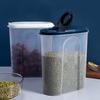 Multifunctional Plastic Rice Bucket Multigrain Container Storage Rice Bucket Kitchen Cereal Multigrain Storage Container
