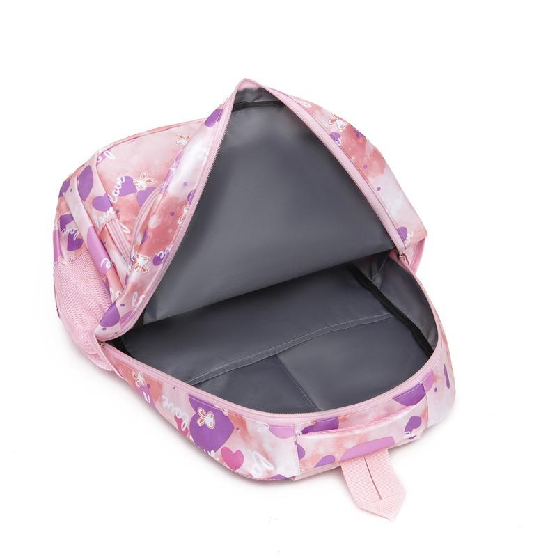 Casual light primary and secondary school backpack campus cartoon multi-color large-capacity backpack spine backpack