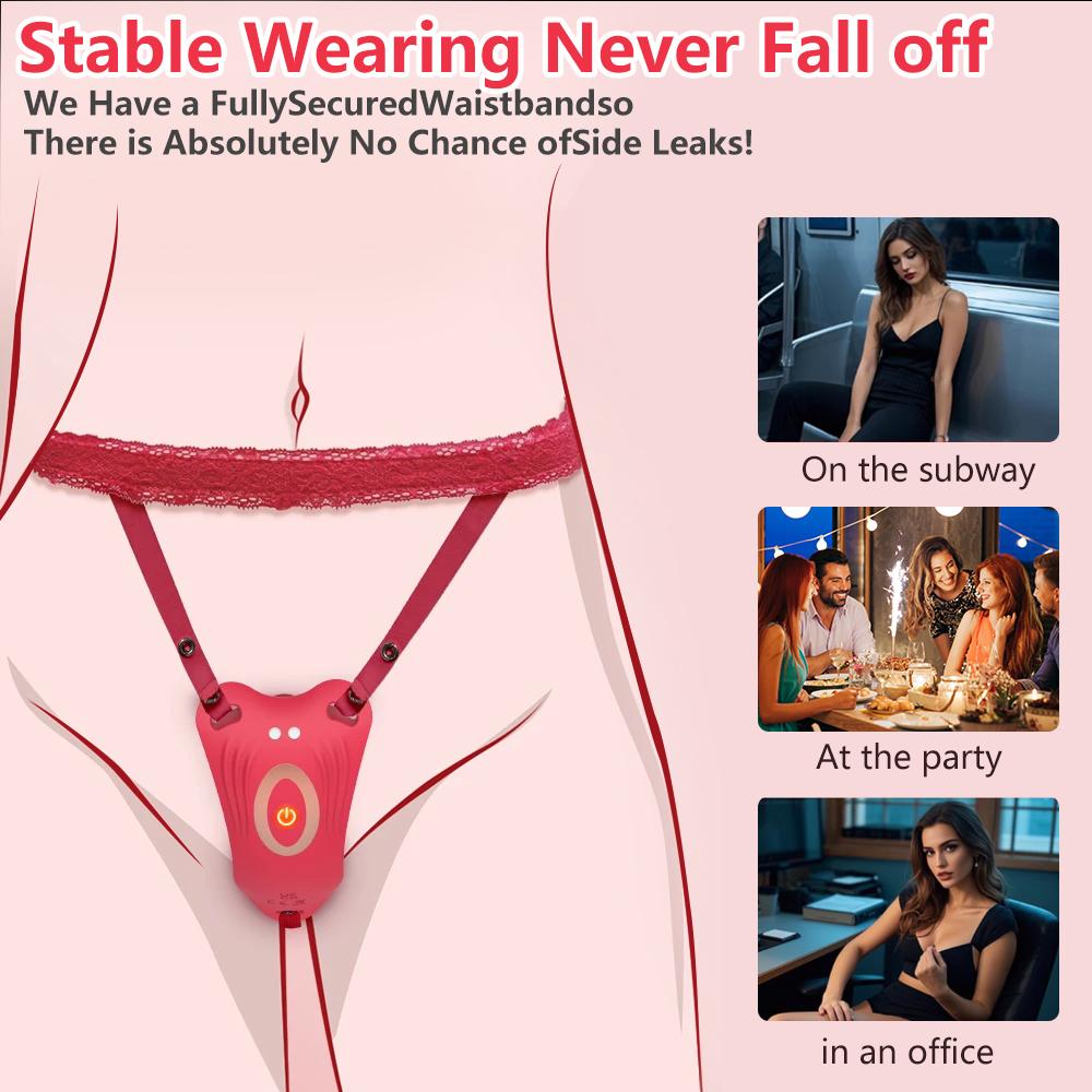 Wearable Sexy Lace Panty Vibrator Remote Control Clitoral Stimulator Vibrating Female Masturbation Rose Sex Toys For Women