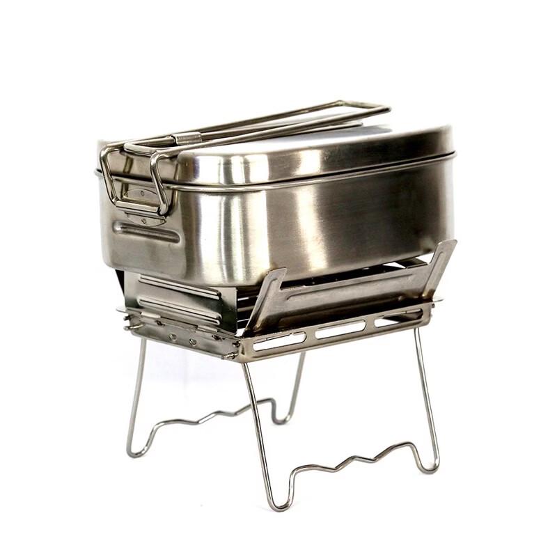 304 Stainless Steel Camping Lunch Box