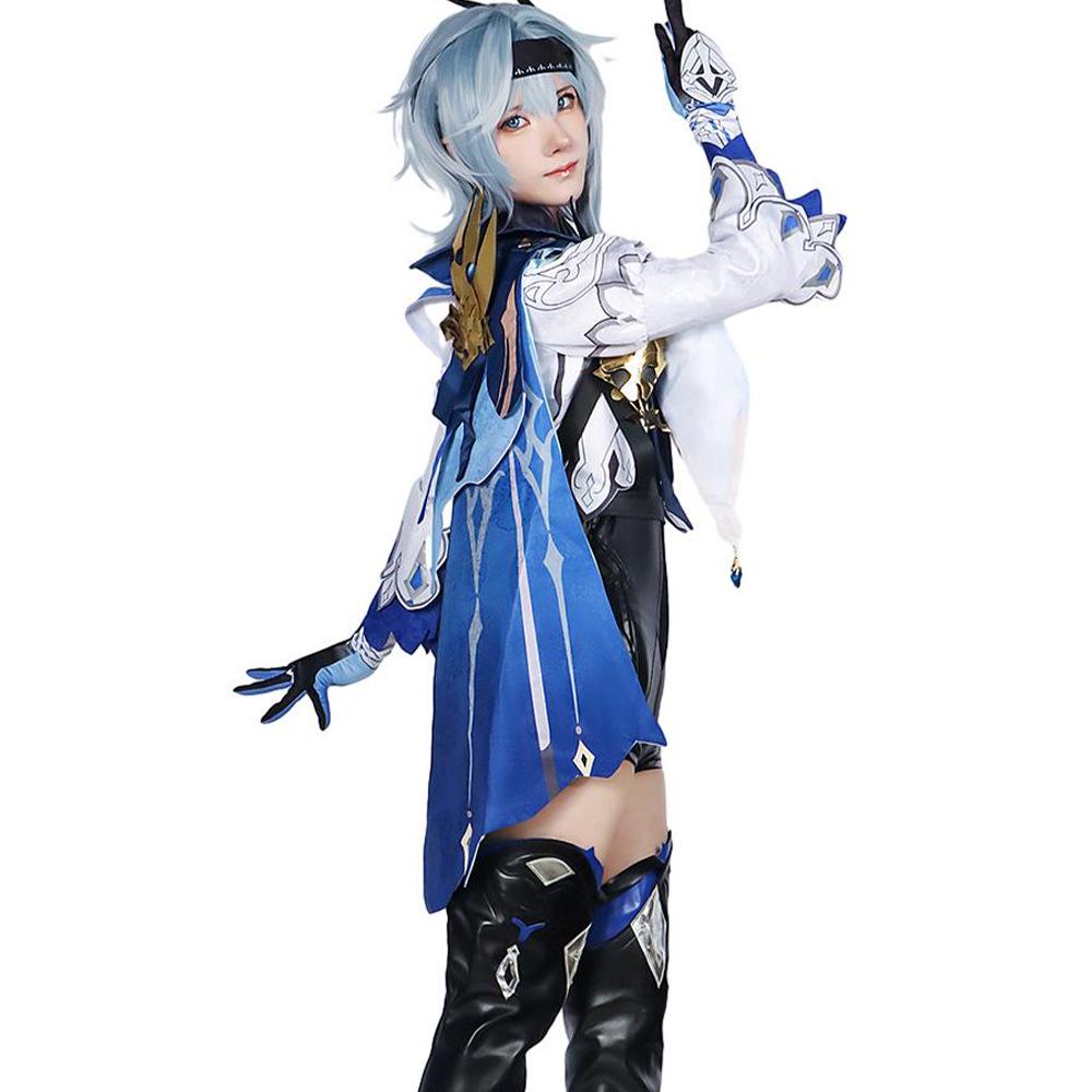 Fog City Genshin Eula Lawrence Anime Cosplay Costume for Women