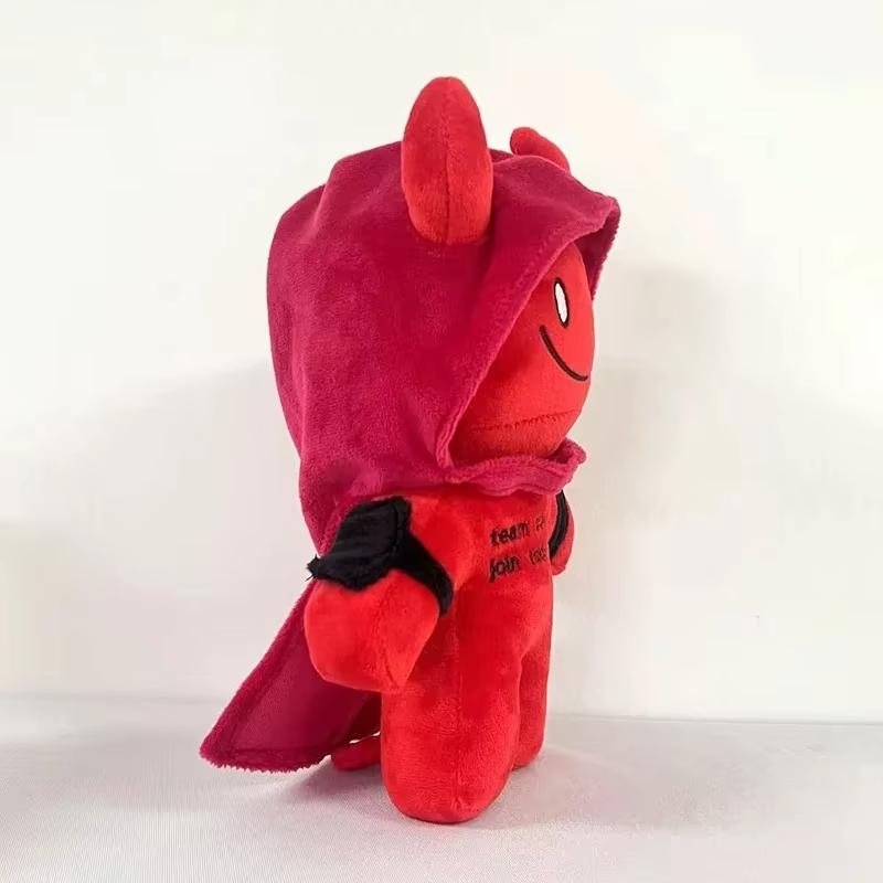 25CM Forsaken Chance Gubby Plush Toys Game Peripheral Anime Stuffed Pillow Cartoon Birthday Halloween Red Devil Dolls Fans Gift
