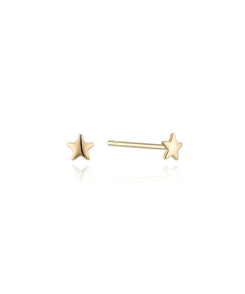 Lloyd Petit Star 14K Gold Earrings Lpfq1006G