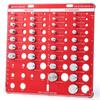 Aluminum Alloy Bolt Nut Gauge for Workshop Garage 34 Holes Bolt Size Thread Gauge Multifunctional Nut Bolt Thread Checker New