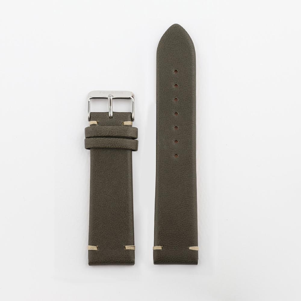 Lenomasigye 22Mm Stitched Premium Leather Strap Watch Band