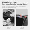 Silicone Black Center Console Screen and Dashboard Storage Box