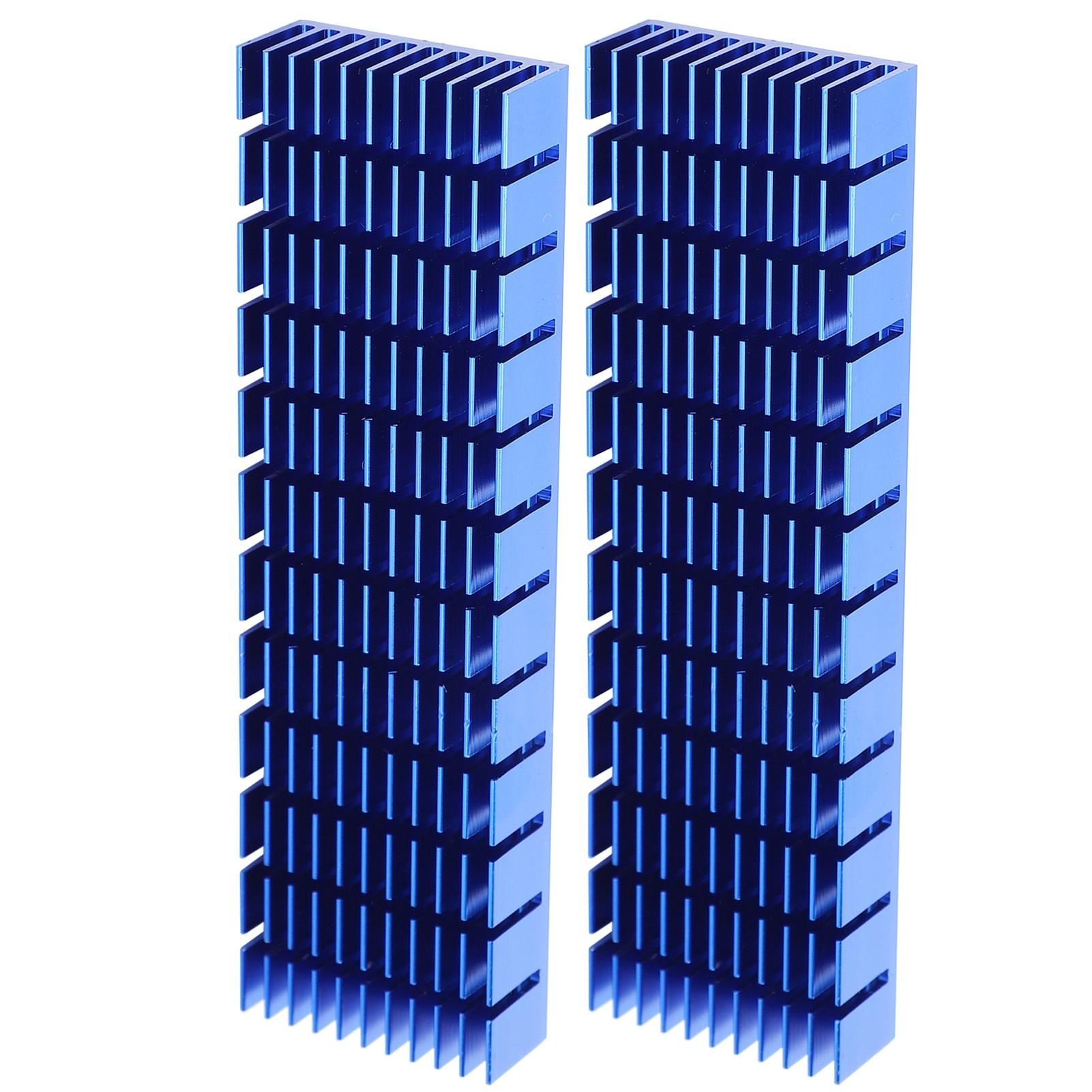 

2шт алюминиевый радиатор охлаждения радиатор процессора кулер промышленные компоненты Royalblue P35x14x120