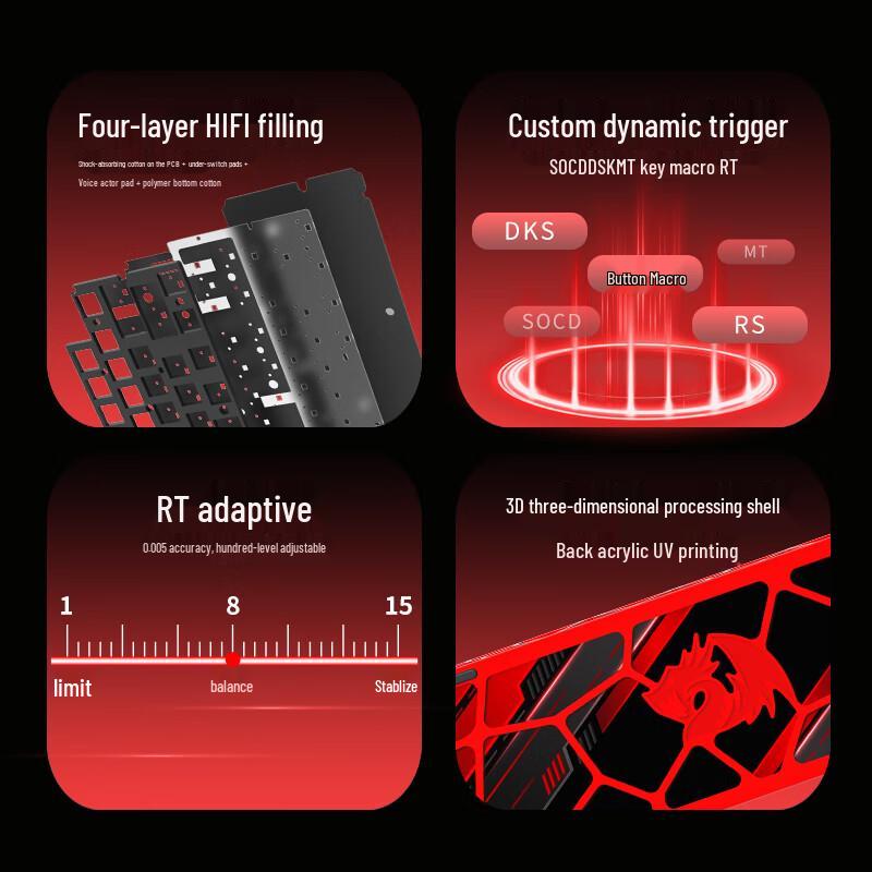 Redragon AeroX 61 Magnetic Gaming Keyboard