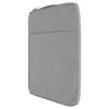 Laptop Sleeve 15.6in 39x29x2cm Double Layer Design Polyester Laptop Carrying Case for OS Laptop Pro for HP for DellGrey