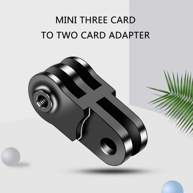 Aluminum Camera Mount Adapter Rotatable Tripods Thread for Action Cameras, Easy Installation