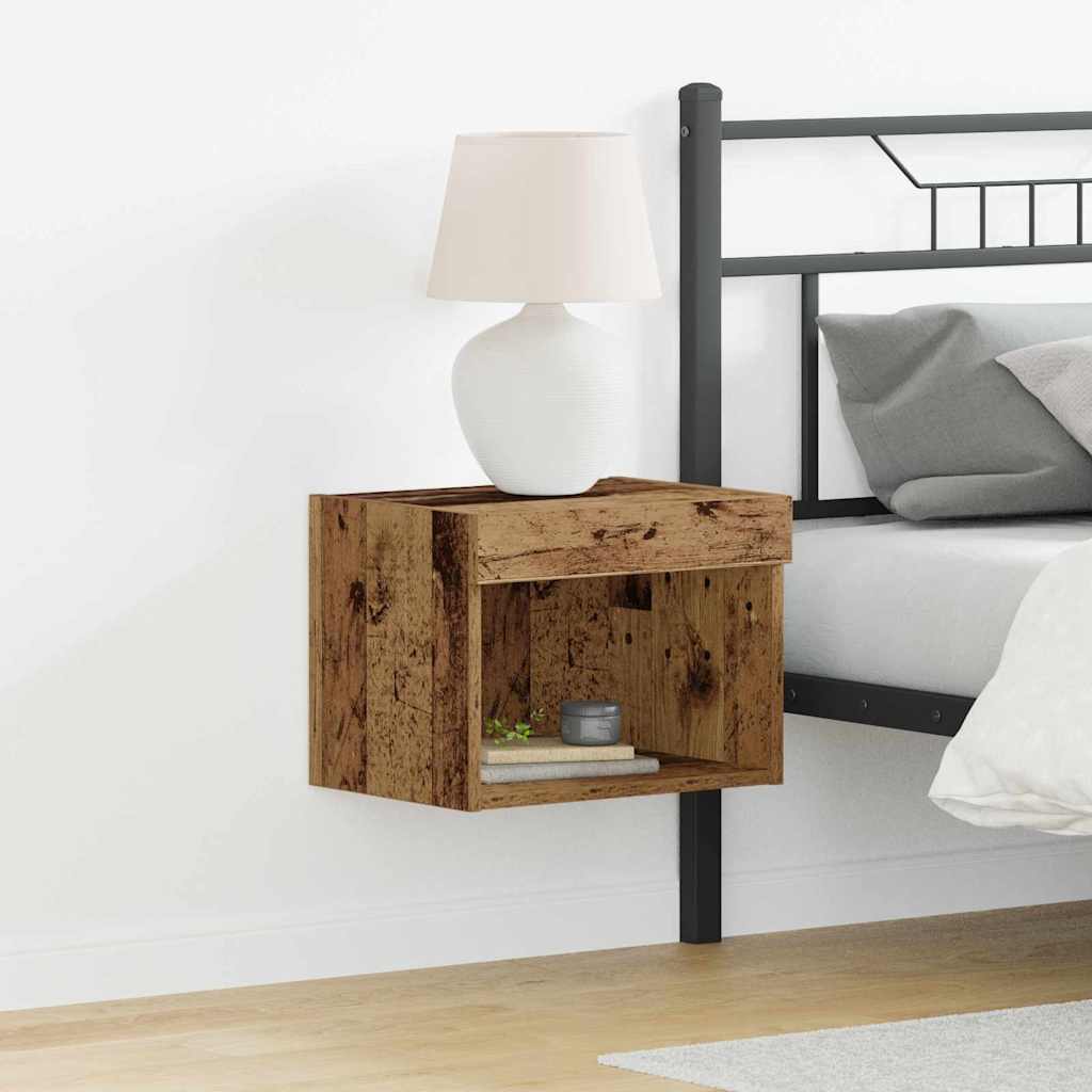 TV Cabinet Set 2 pcs Reclaimed Wood Look 40 x 30 x 30 cm Particleboard