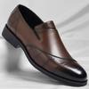 Size 37-46 Fashion Casual Leather Shoes for Men Luxury Designer Shoes Men Dress Shoes Solid Color Loafers Men Zapatos De Hombre
