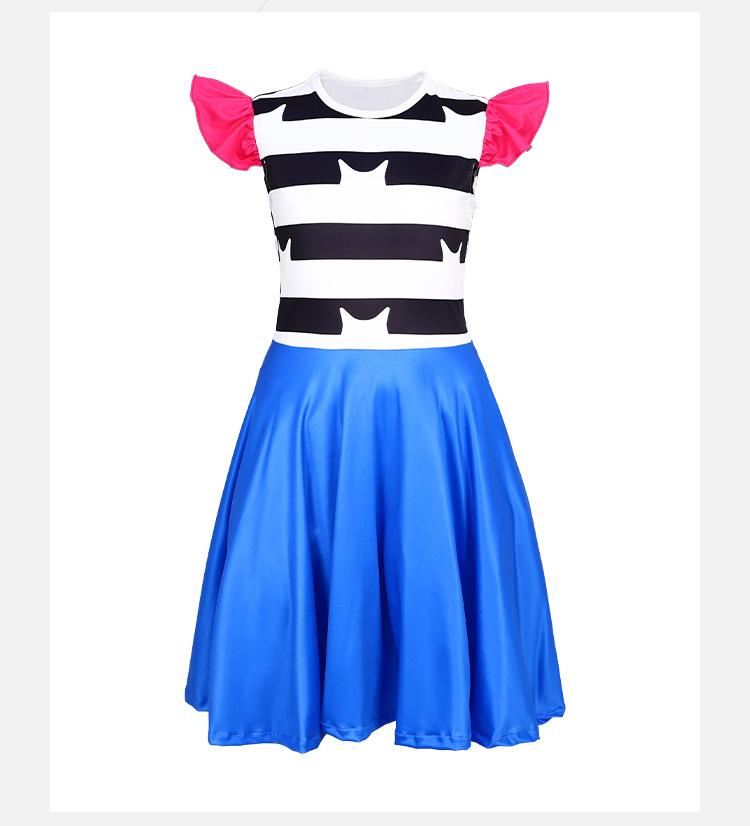 Kostým Domeček pro panenky Gabby Dívčí narozeninové šaty Halloweenský karneval Cosplay Kostým Kočky z Domečku pro panenky Gabby Dětský převlek pro hraní rolí