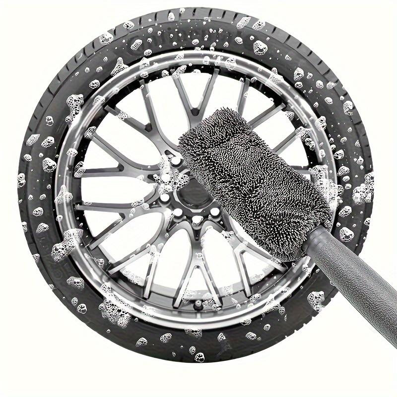 Car Wheel Brush Long Handle Tire Brush Car Cleaning Brush