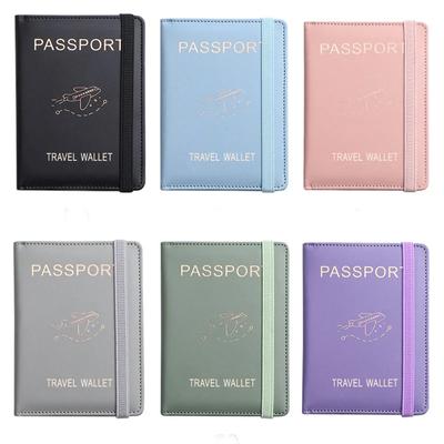 Mulheres Homens Família Férias Capa de Passaporte Carteira Porta-cartões de couro PU Porta-passaporte Estojo Bolsas Viagem Essencial