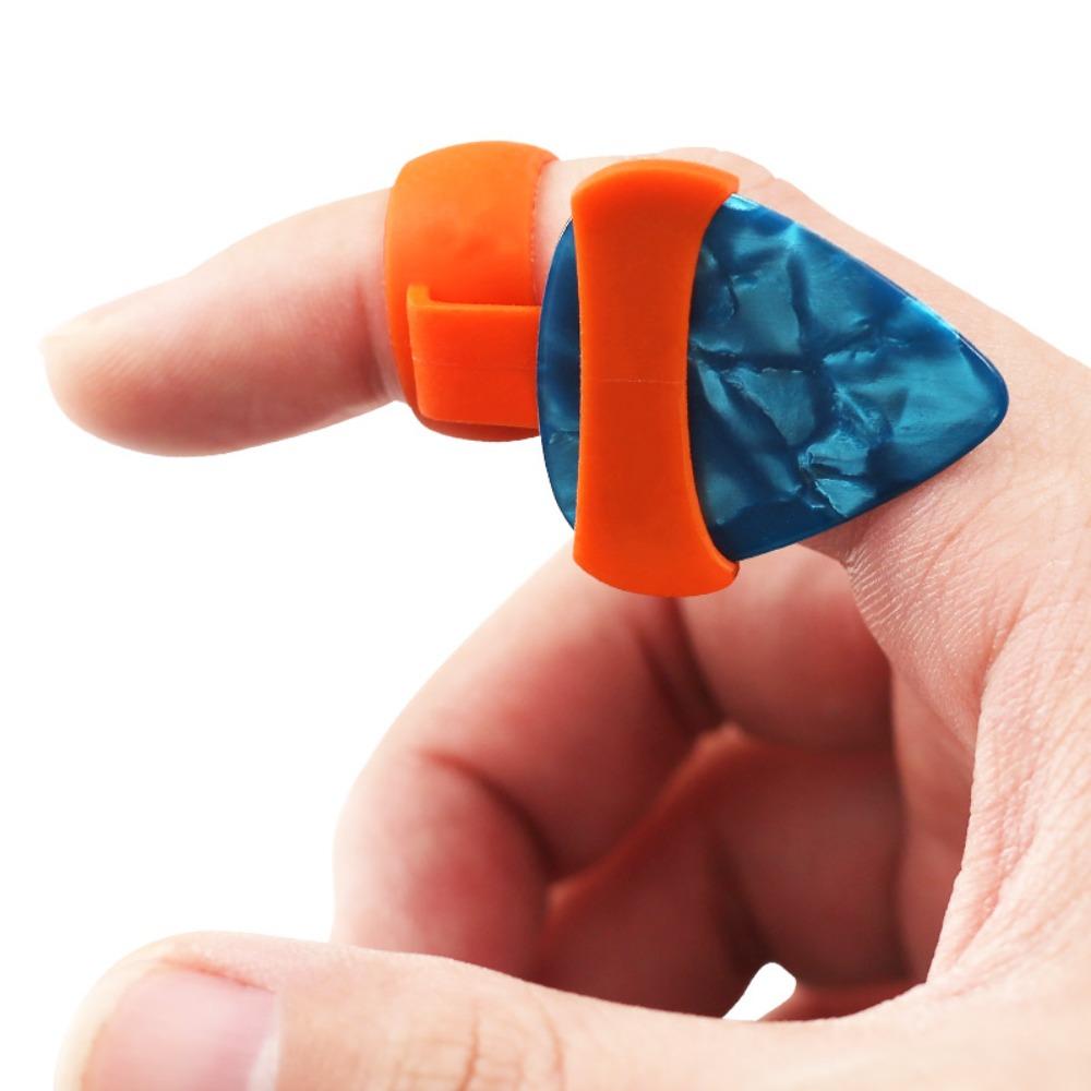 Acoustic Electric Bass Guitar Plectrums Finger Cover Guitar Picks Holder Guitar Pick Finger Cots