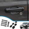 Car Door Handle Cover Tailgate Handle Stickers Door Handle Bowl Decoration for Jeep Wrangler JL 2018-2026 Exterior Accessories
